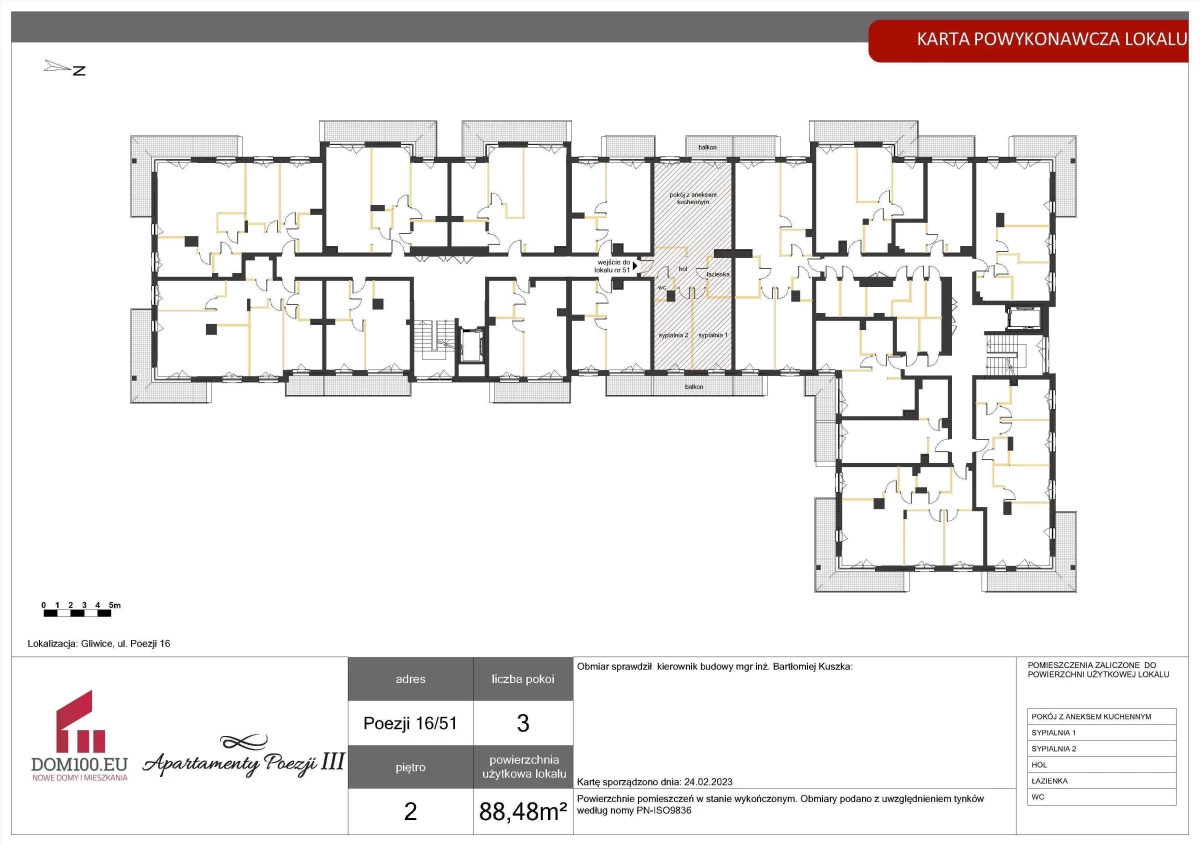 Sprzedam Apartamenty Poezji 16 - 2 balkony Gliwice