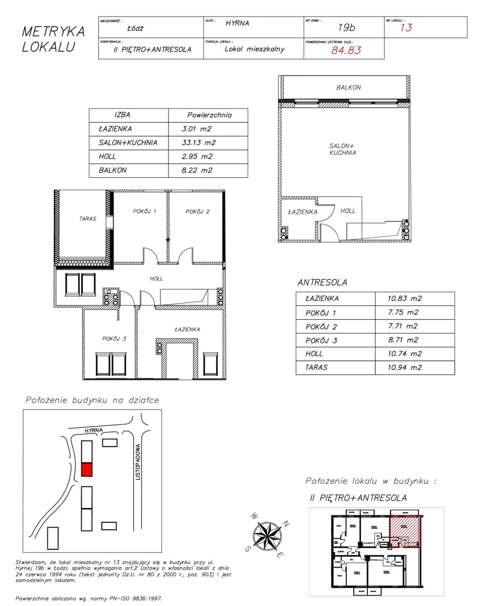 Apartament 85m2 - dwupoziomowy z tarasami , gotowe do sprzedaży