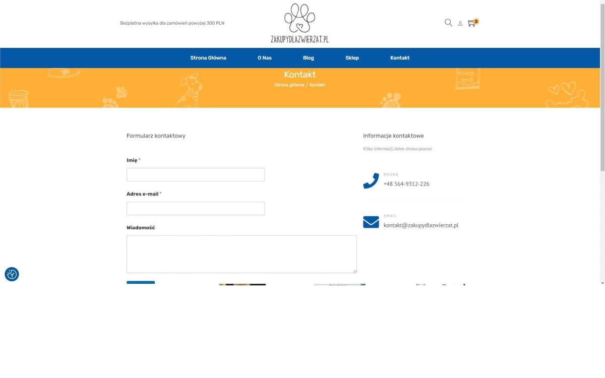 Sklep internetowy zoologiczny dropshipping GOTOWY BIZNES