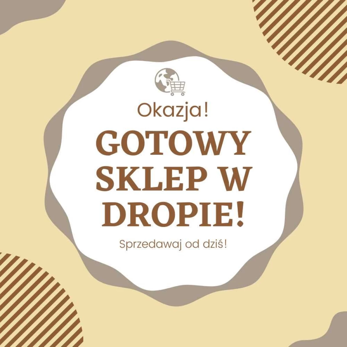 Gotowy sklep dropshippingowy, podłączona hurtownia