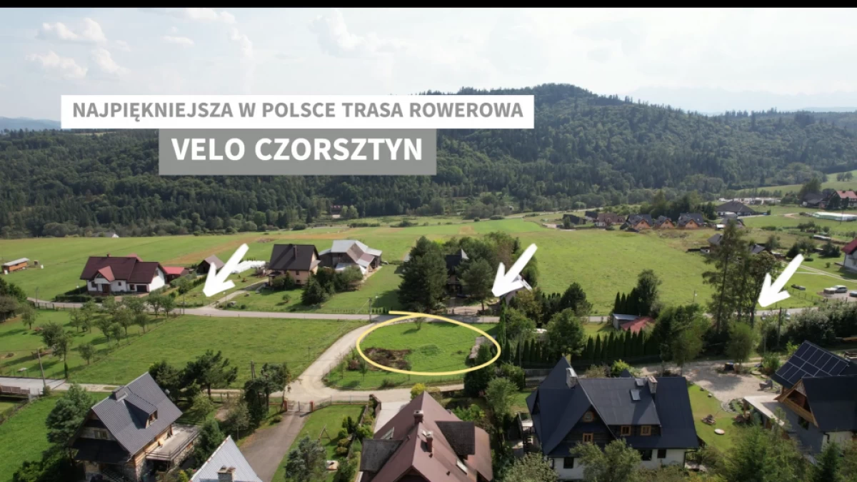 Sprzedam Wyjątkowa działka budowlana w Falsztynie przy ścieżce rowerowej Velo Czorsztyn
