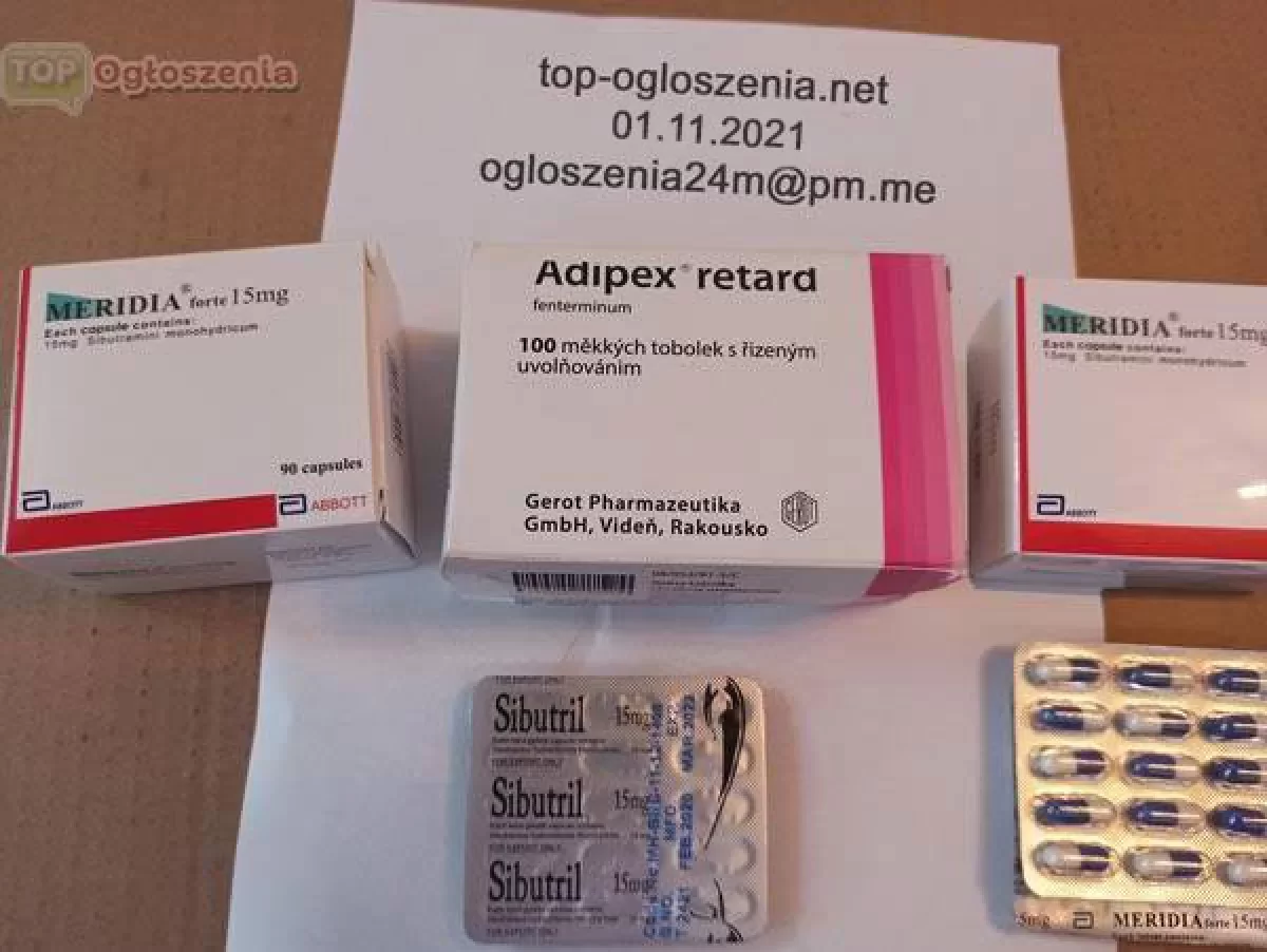 Oryginalny Czeski Adipex 75 retard Meridia sprzedam sklep internetowy