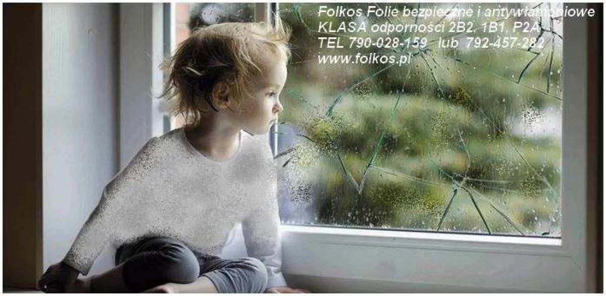 Folie bezpieczne i antywłamaniowe Warszawa -Folkos folie na okna, drzwi, witryny, lustra ...Folkos folia klasy 2B2, 1B1, P2A -oklejanie Certyfikat