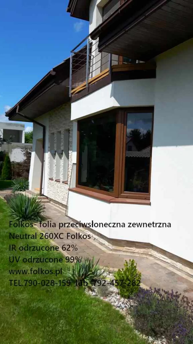 Folia przeciwsłoneczna na okna do mieszkania Białołęka Warszawa- oklejanie szyb folią przeciwsłoneczną Folkos