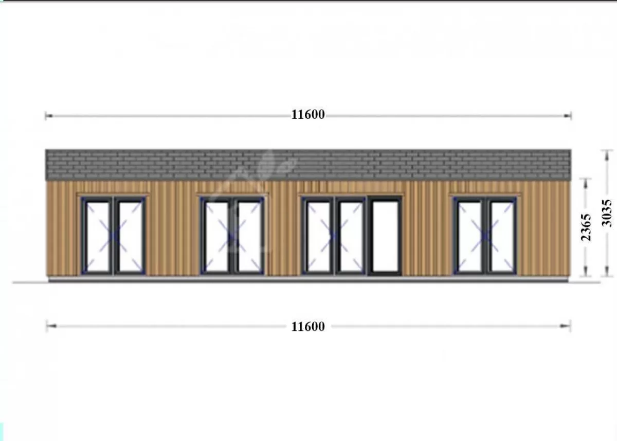 Domek drewniany 70m2 bez pozwolenia na budowę