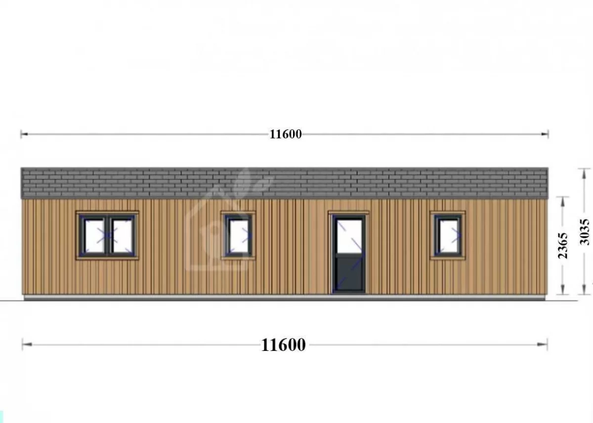 Domek drewniany 70m2 bez pozwolenia na budowę