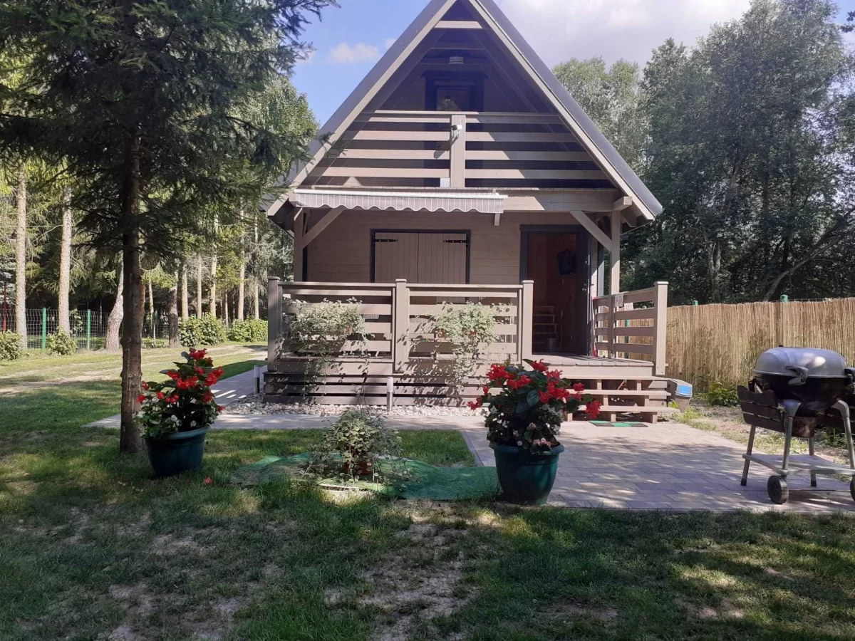 Domek letniskowy na Mazurach z linią brzegową - Domek nad jeziorem