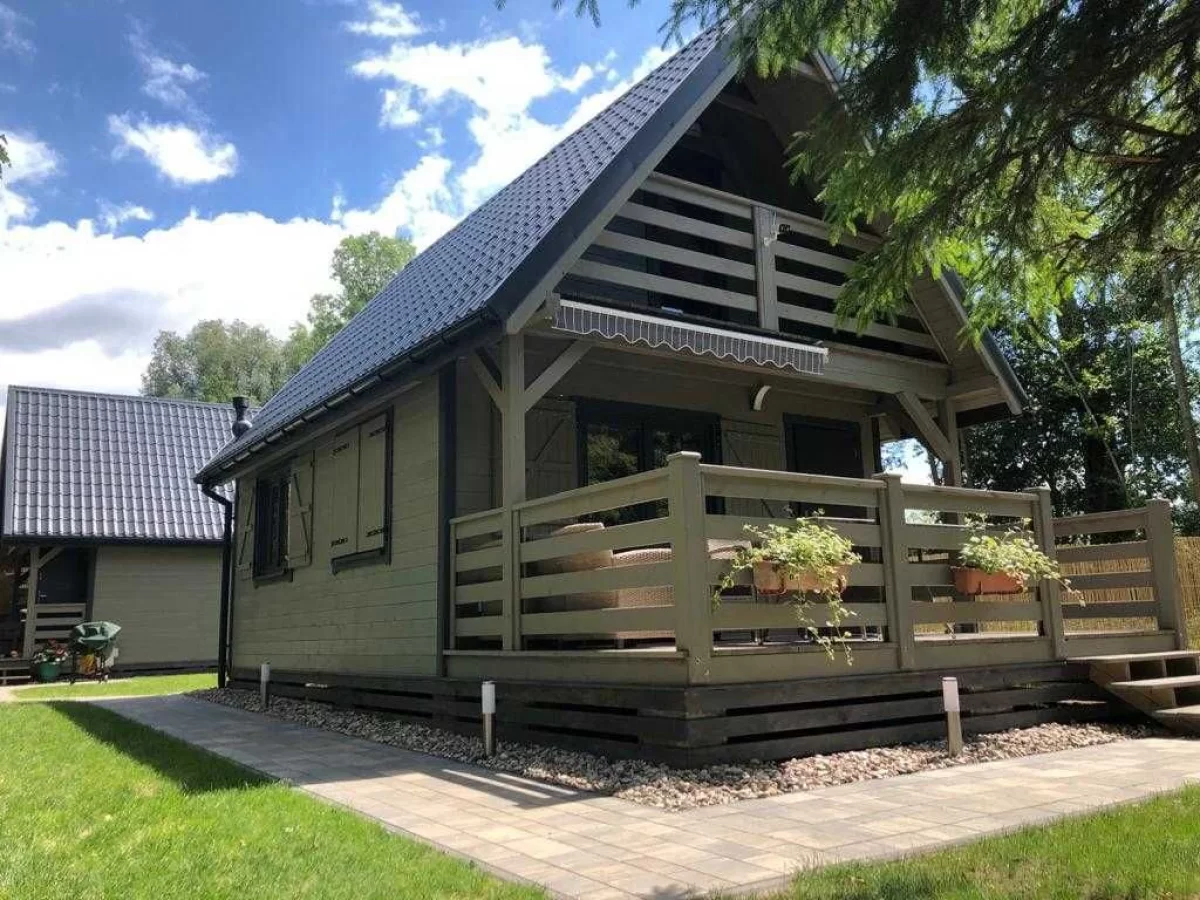 Domek letniskowy na Mazurach z linią brzegową - Domek nad jeziorem