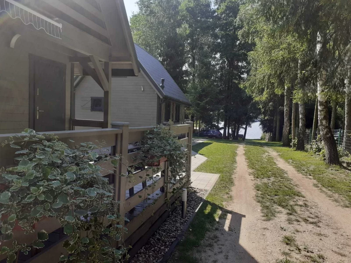Domek letniskowy na Mazurach z linią brzegową - Domek nad jeziorem