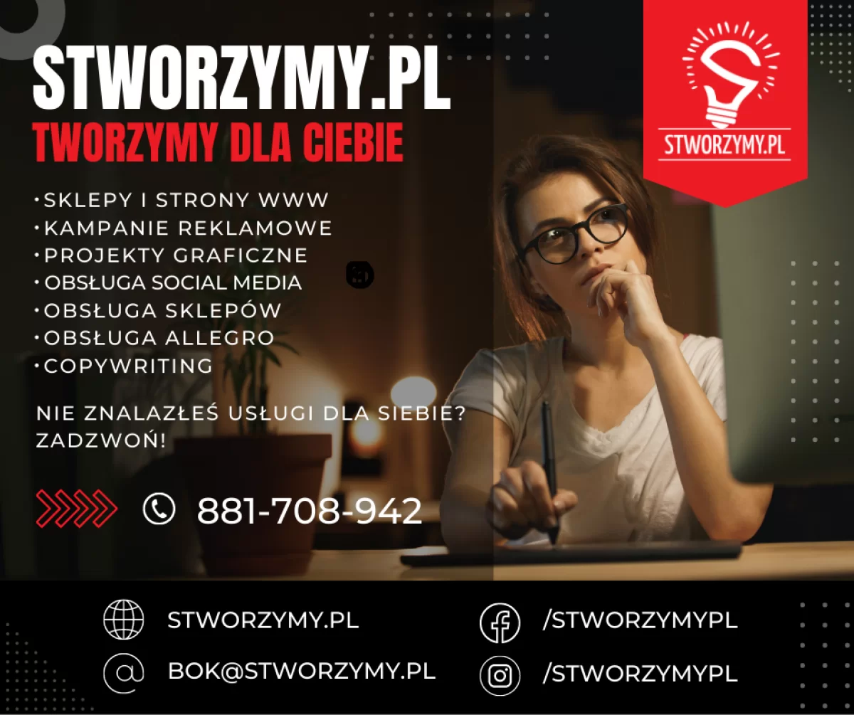 Strony www, projekty graficzne, reklama. Stworzymy.pl