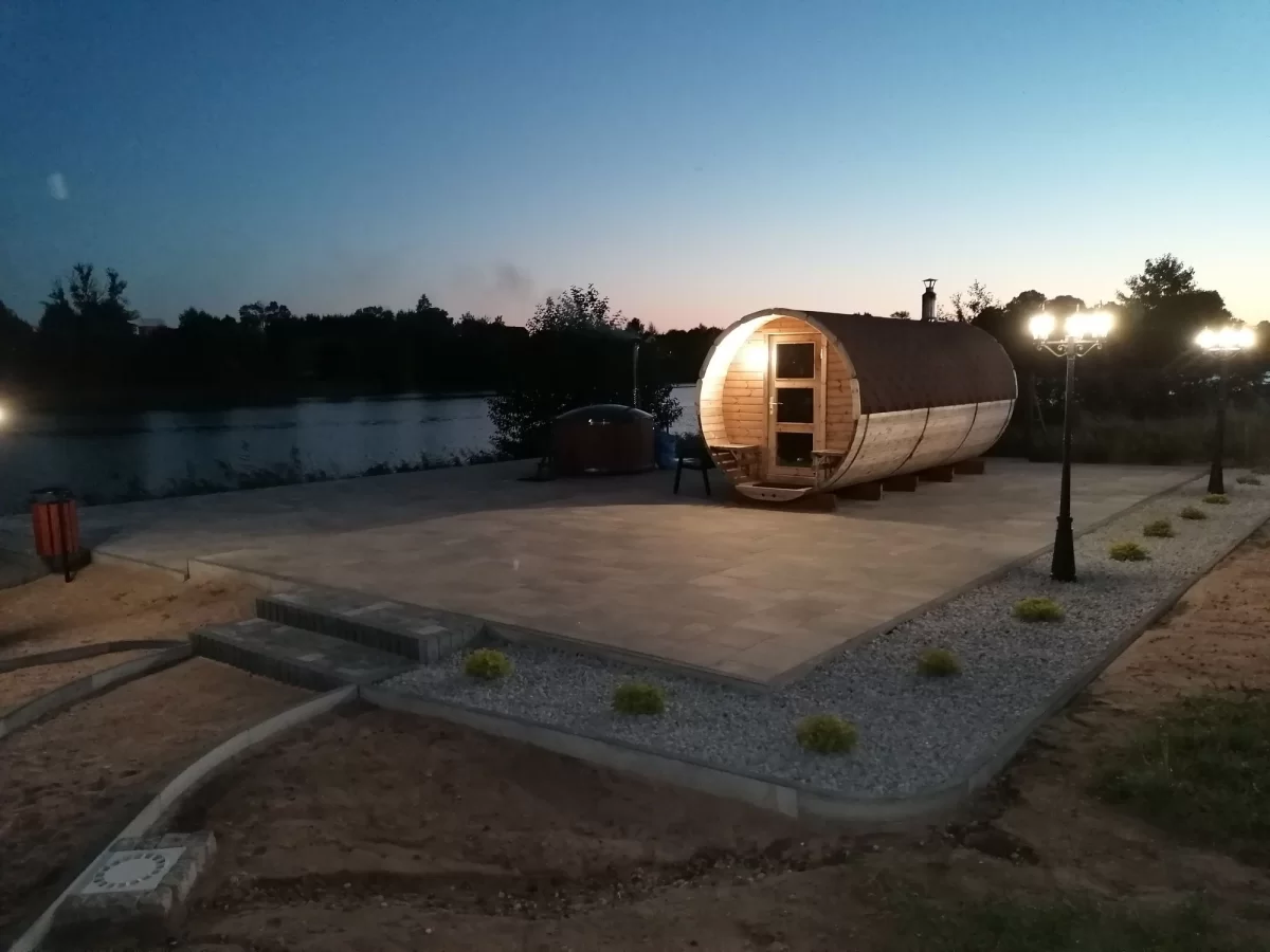Domek Mazury zapraszamy w 2022r sauna i bania