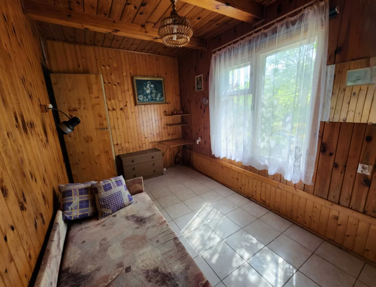 Dzialka ROD 400m2, dom murowany 35m2, Olkuska 10 od Brzezinskiej