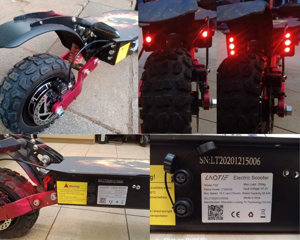 Najmocniejsza Hulajnoga elektryczna Boyueda / Laotie Ti30 5600w 90km/h