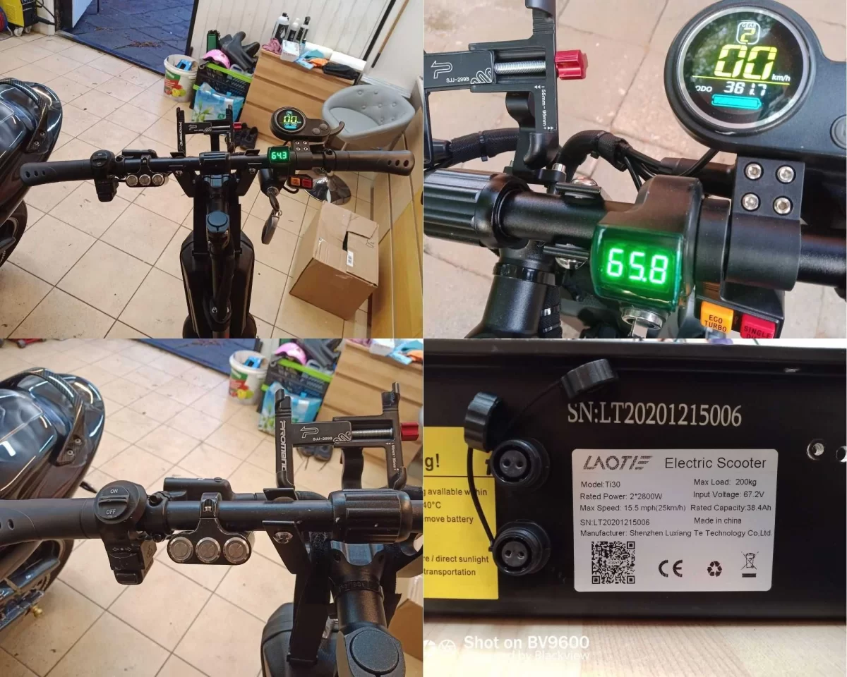 Najmocniejsza Hulajnoga elektryczna Boyueda / Laotie Ti30 5600w 90km/h