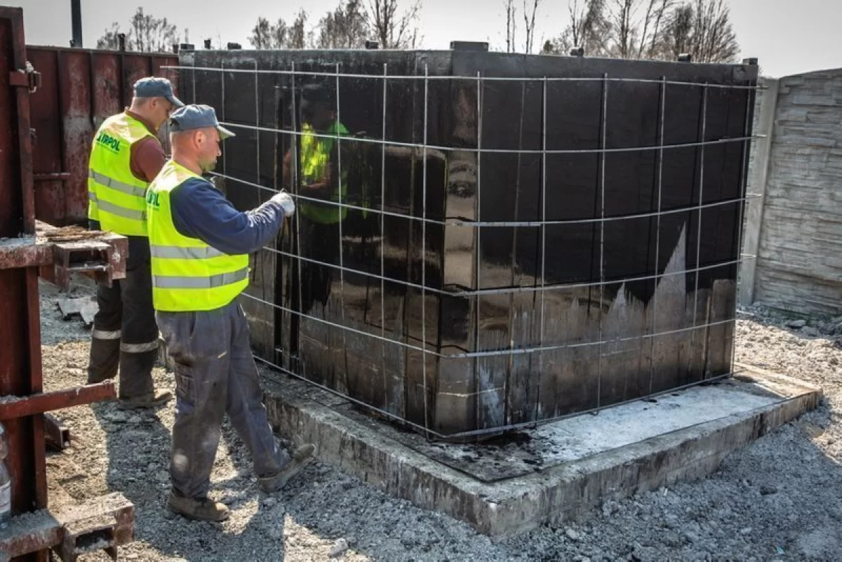 Szambo betonowe 10m3 szamba zbiornik TORUŃ MOJA WODA Producent PIWNICA