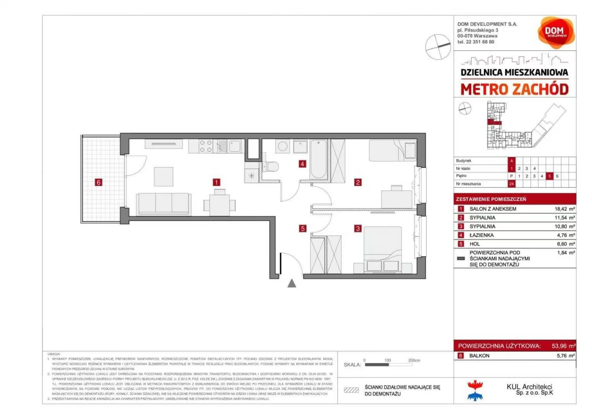 wynajmę 3 pokoje (54 m2), Bemowo (Metro Zachód) wysoki standard