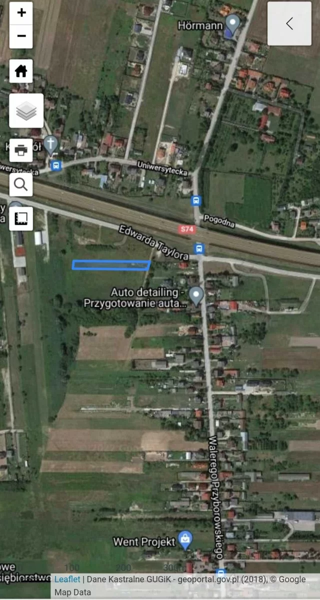 Domaszowice, Gmina Masłów, Działka budowlana