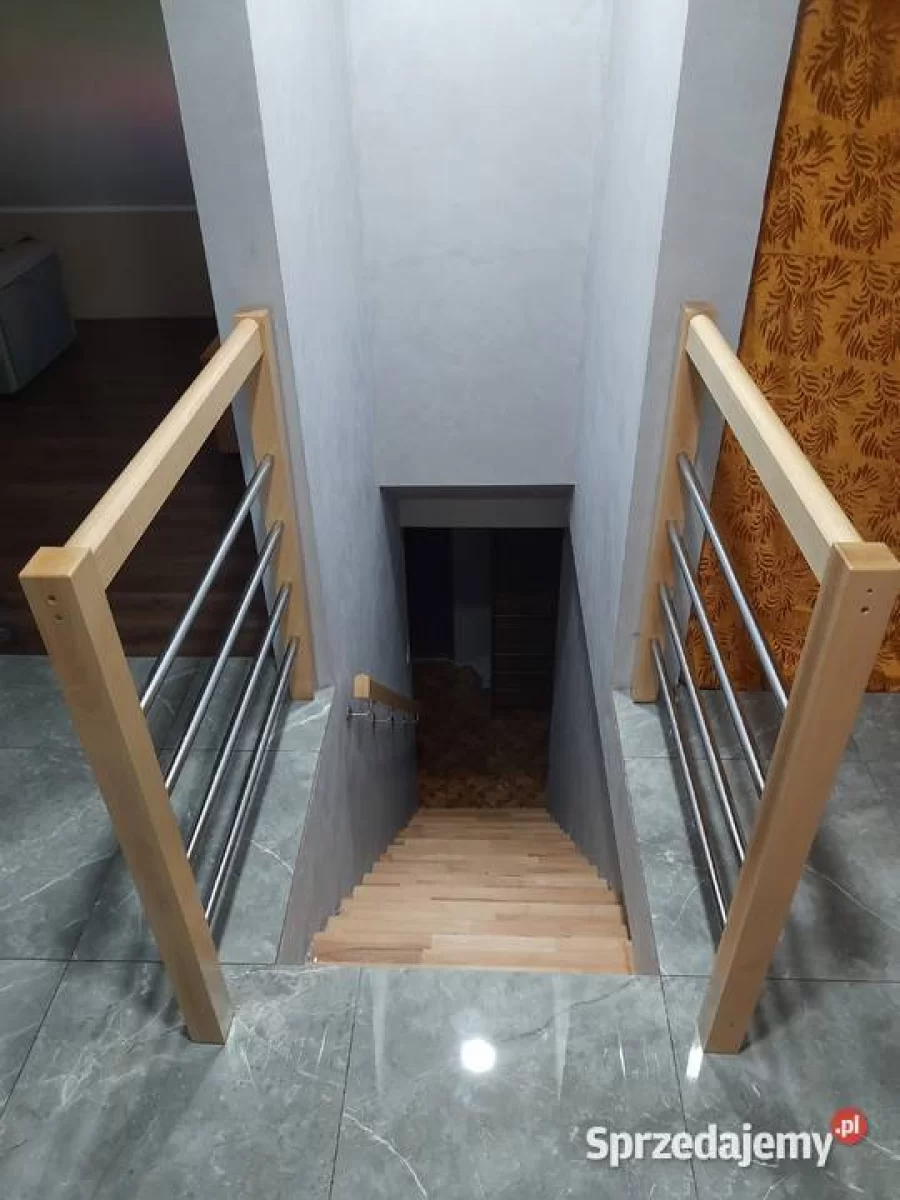 Balustrada Barierka Drewniana Metalowa Na Wymiar