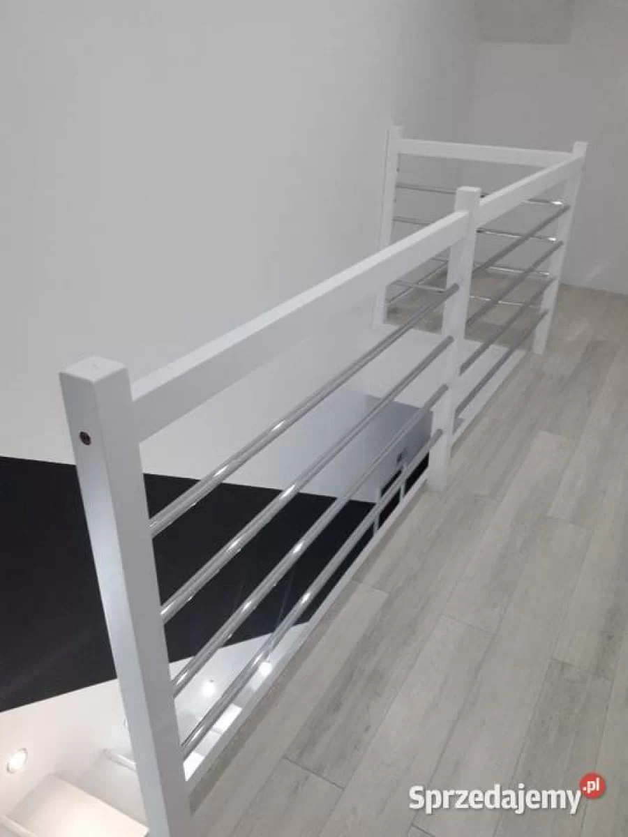 Balustrada Barierka Drewniana Metalowa Na Wymiar