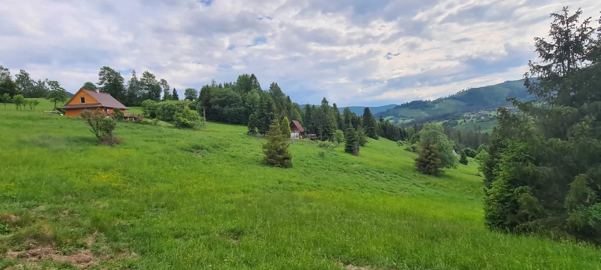 Działka BUDOWLANA widokowa w górach Soblówka 8.6ar Beskidy
