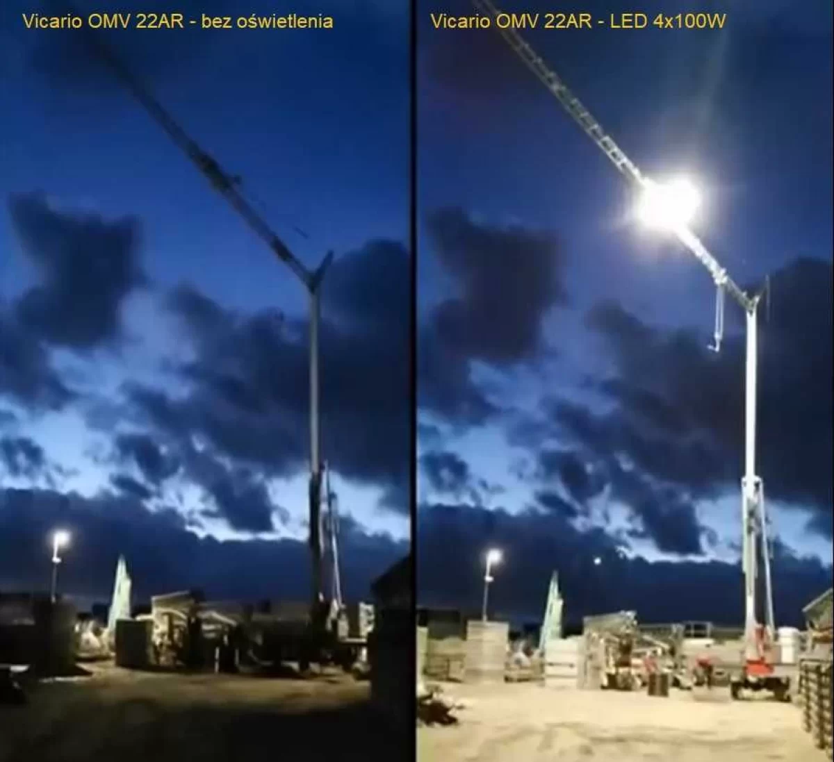 Wynajem żuraw ciesielsko-dekarski VICARIO OMV 22 AR - cała Polska