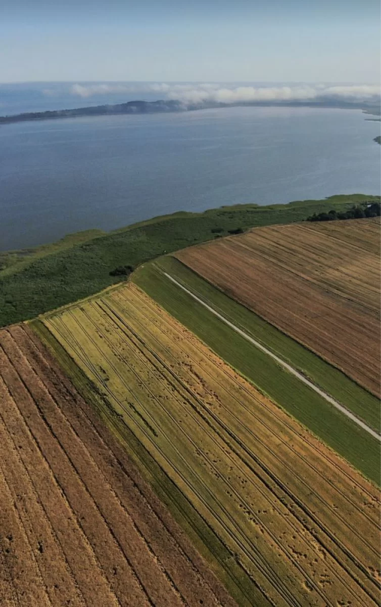 Działka budowlana z widokiem na morze oraz jezioro, Kopań / k.Darłówka