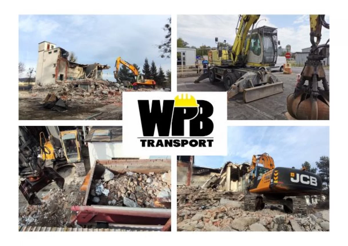 Rozbiórki i Wyburzenia, Transport, Kruszenie Gruzu, Roboty Ziemne, Recykling Materiałów Budowlanych