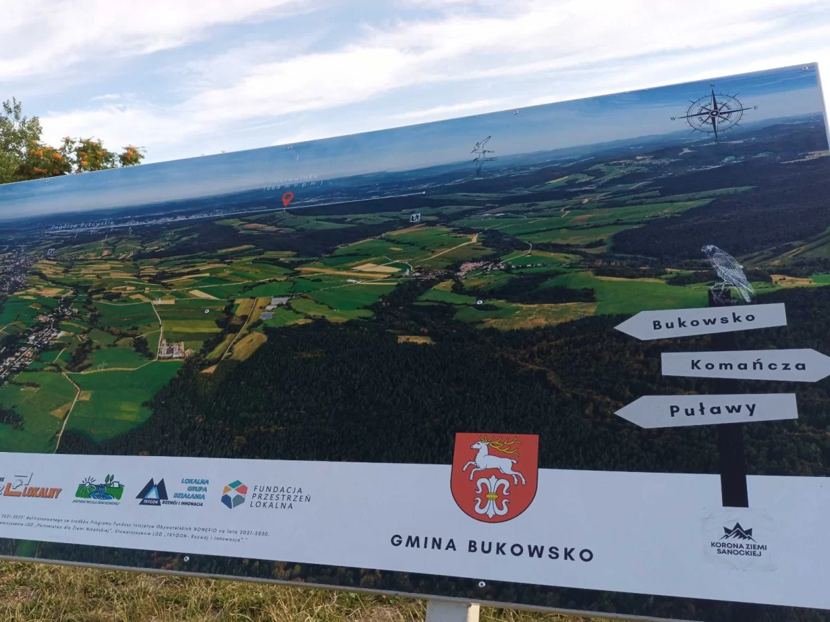 Bieszczady zach./Beskid Niski -działka budowlana na wzgórzu! bezpośred