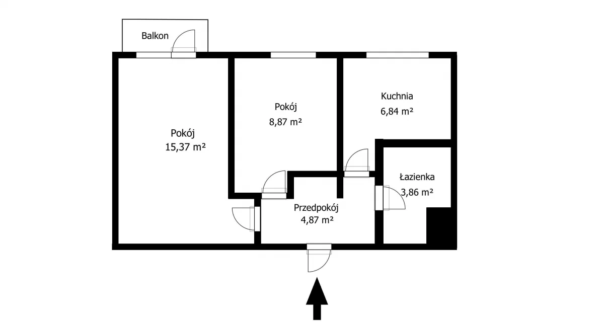 Mieszkanie 2-pokojowe, 40m2, Radom ul. Garbarska 62/70