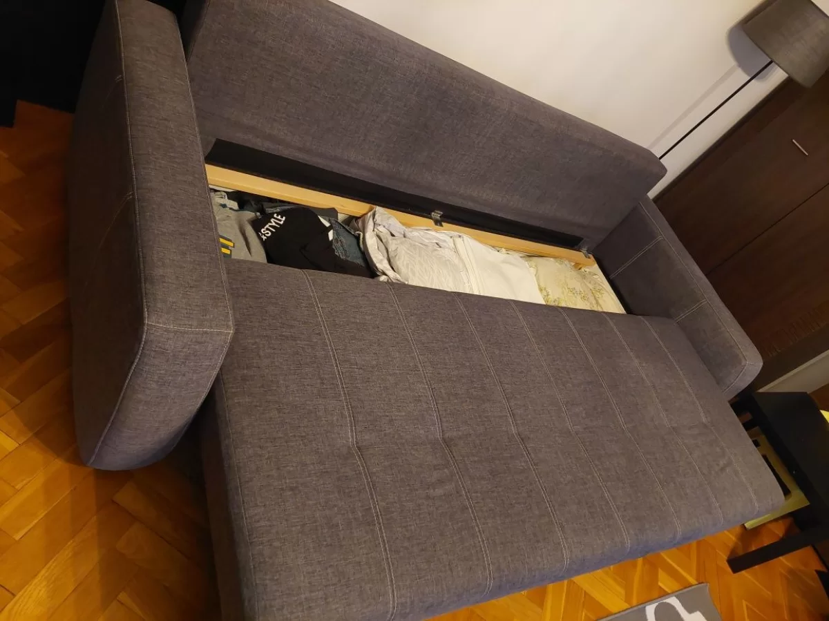 Sofa z funkcją spania.