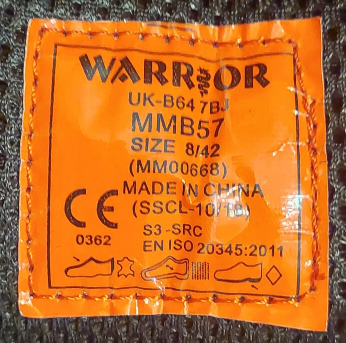 Buty robocze rozmiar 42. Warrior oddychające z UK