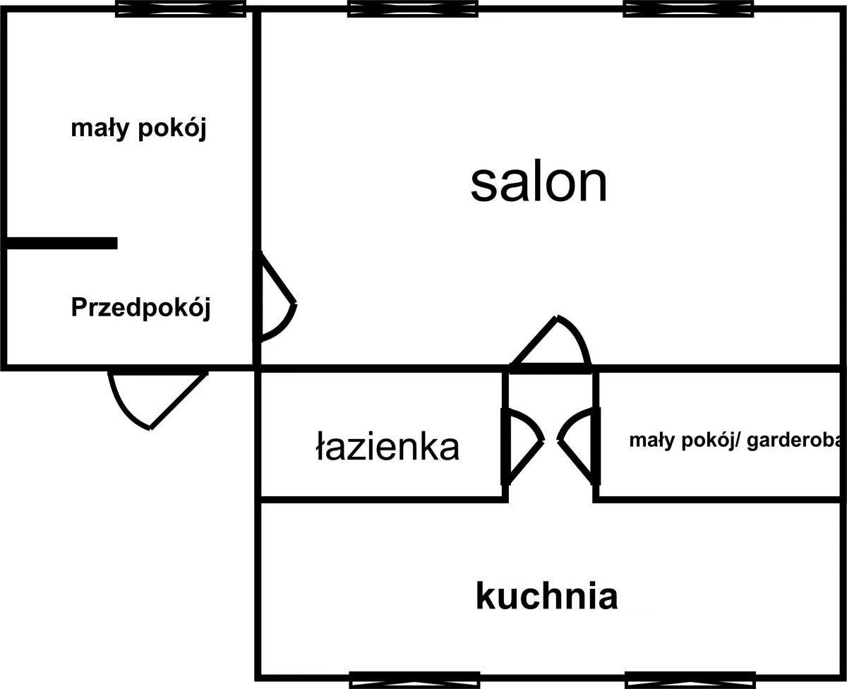 Sprzedam słoneczne mieszkanie w centrum Głuszycy 3 pokoje 50m2