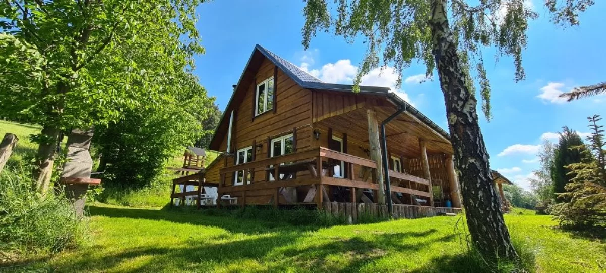 Bieszczady domek na odludziu w dziczy