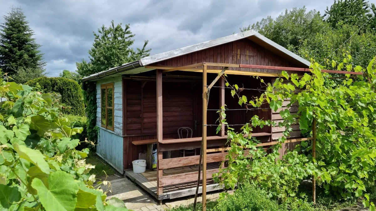 Sprzedam Działka RODO Siedlce Złote Piaski 390m2 z domkiem 20m2