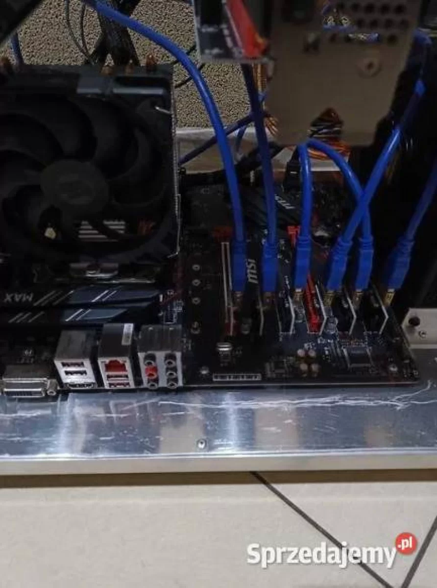 Koparka kryptowalut 359 MH/s 6 x NVIDIA GeForce RTX 3070 MSI sprzedam