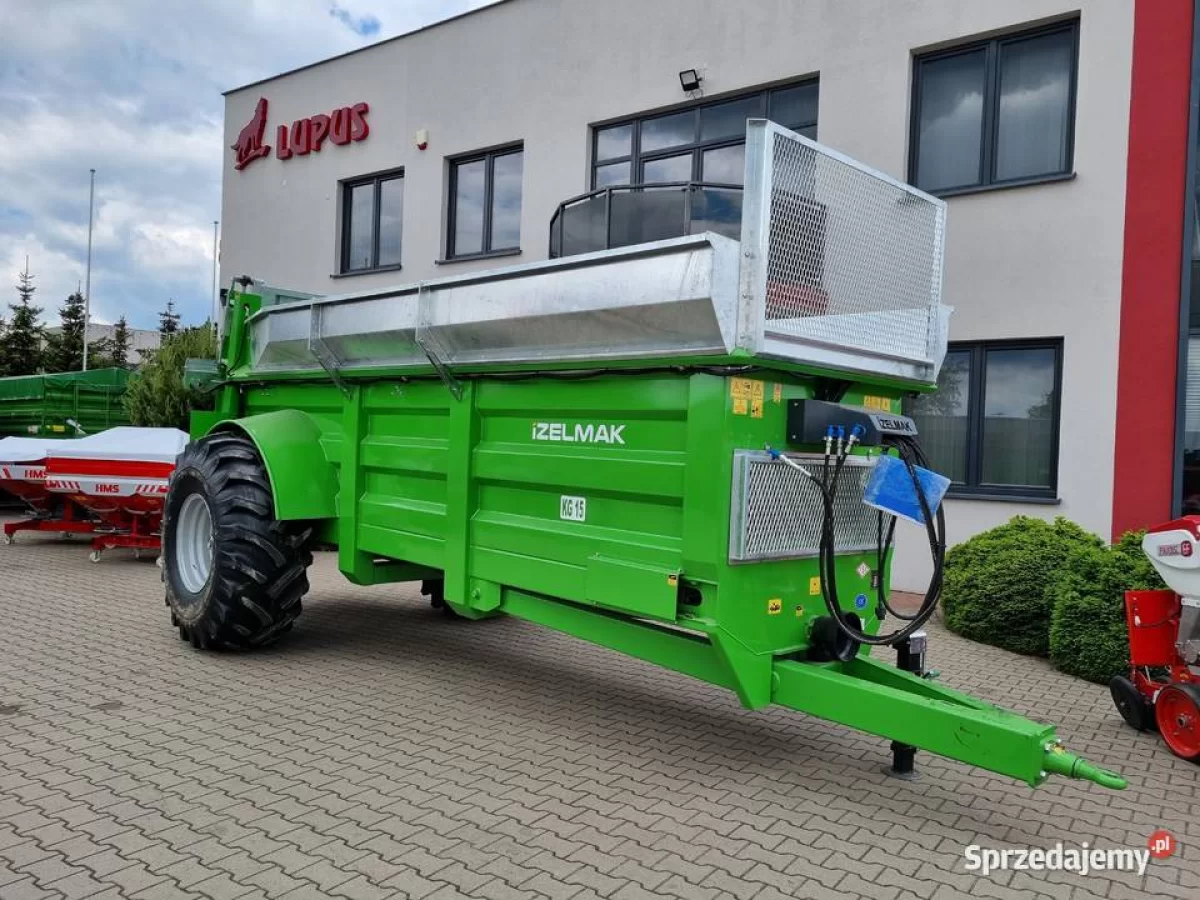Rozrzutnik obornika jednoosiowy 12 ton bogate wyposaż, sprzedam