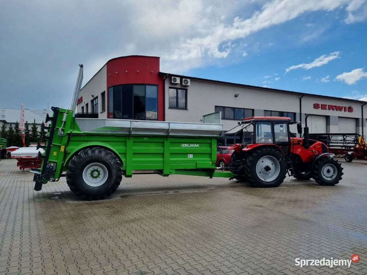 Rozrzutnik obornika jednoosiowy 12 ton bogate wyposaż, sprzedam