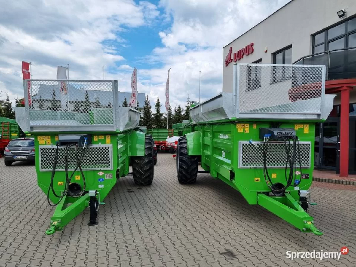 Rozrzutnik obornika jednoosiowy 12 ton bogate wyposaż, sprzedam