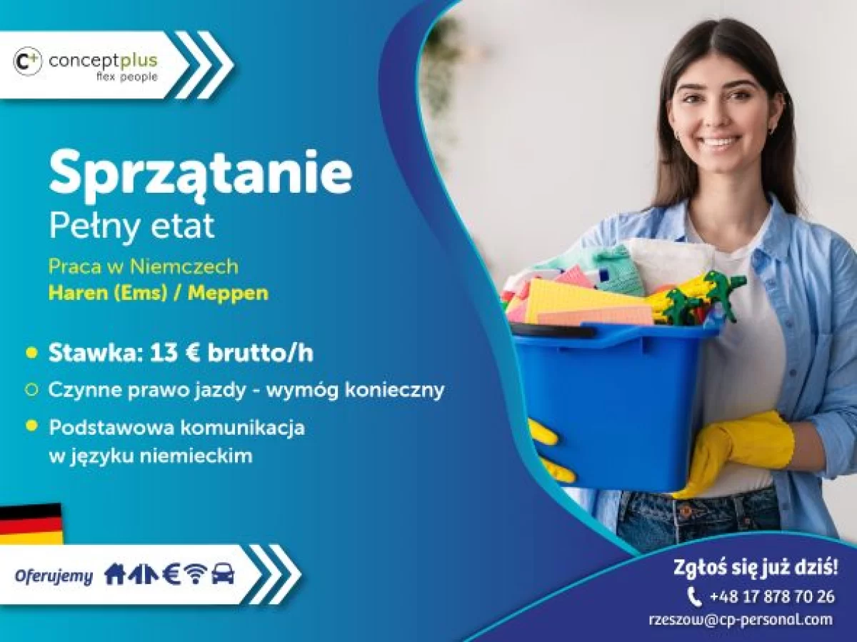 SPRZĄTANIE (K/M) - NIEMCY