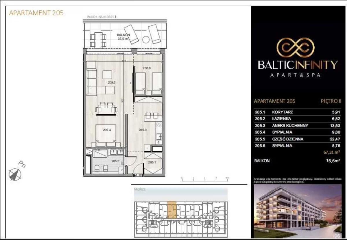 Sprzedam Mieszkanie apartament w Międzyzdrojach z widokiem na morze