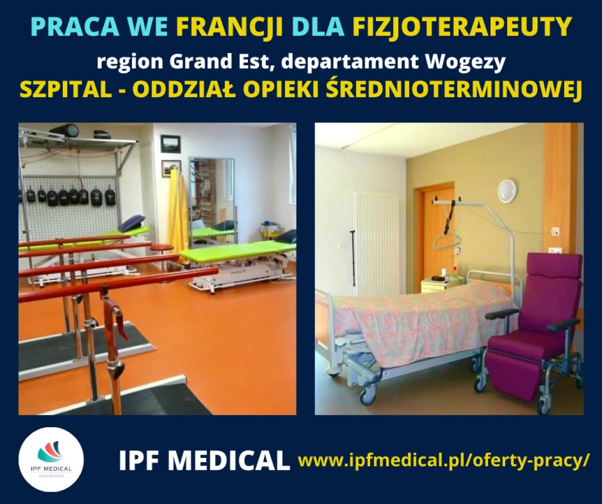 Fizjoterapeuta – SZPITAL – Francja, region Grand Est, departament Wogezy (nr 88)