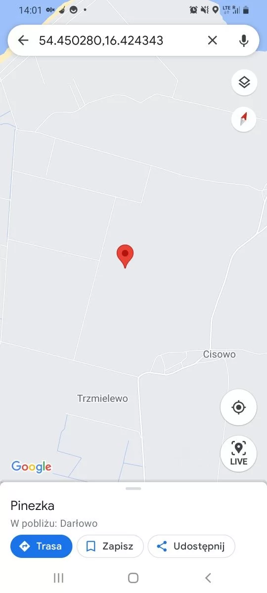 Sprzedam działkę nad morzem, z widokiem na morze.