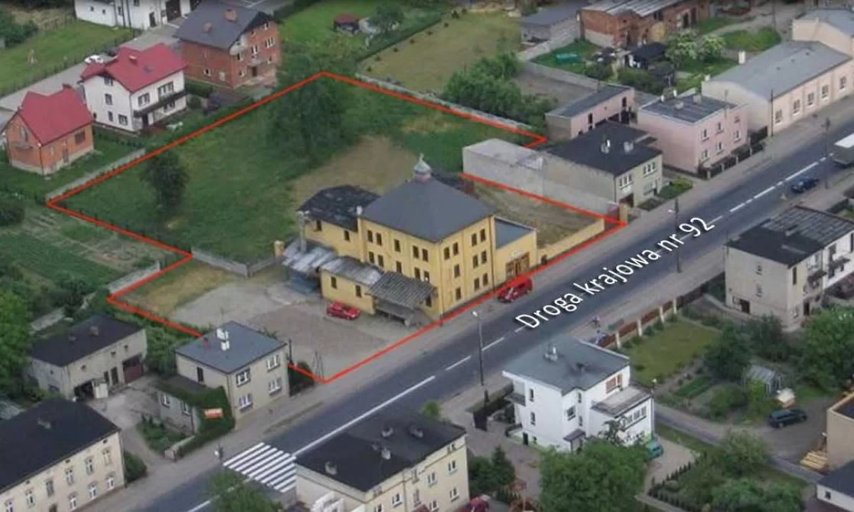 Sprzedam działkę budowlaną przy drodze krajowej nr 92 w Strzałkowie