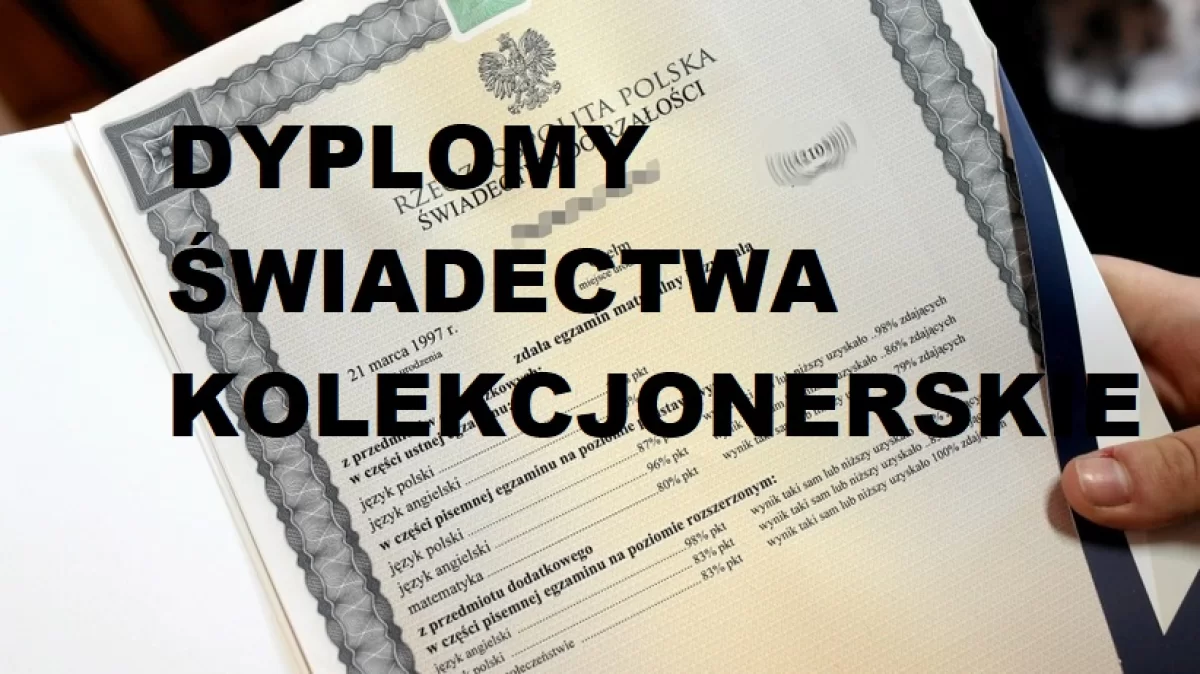 Legalny dyplom. Studia. Matura. Certyfikaty. Magister, Licencjat i Inżynier