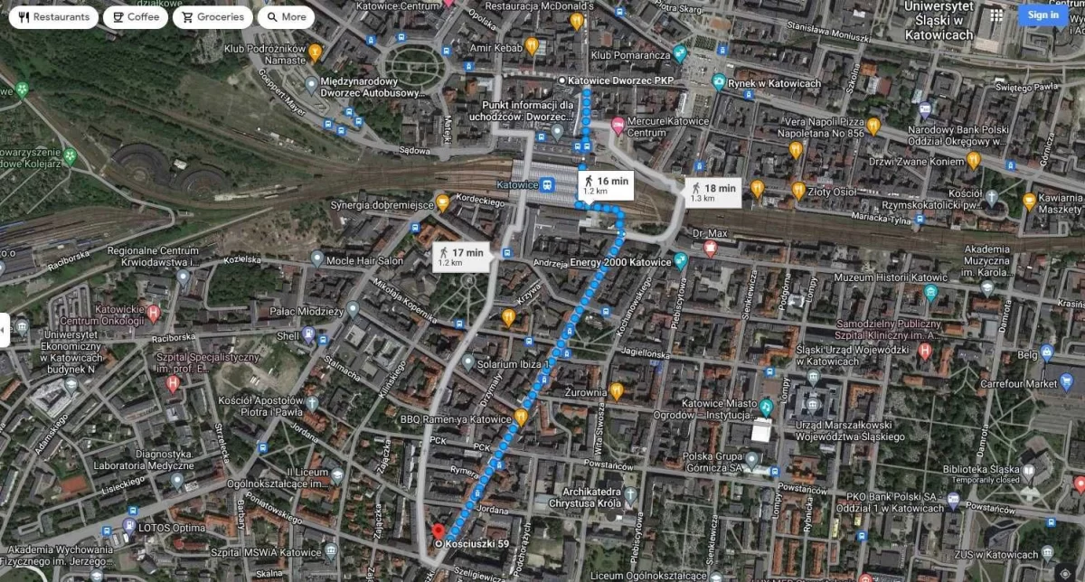 Wynajme mieszkanie M2 40m2 Katowice umeblowane