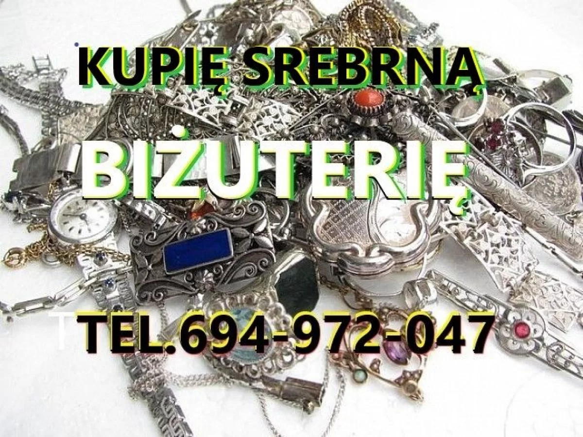 KUPIĘ STARĄ ZŁOTĄ BIŻUTERIĘ ORAZ WSZYSTKO INNE ZE SREBRA TELEFON 694972047