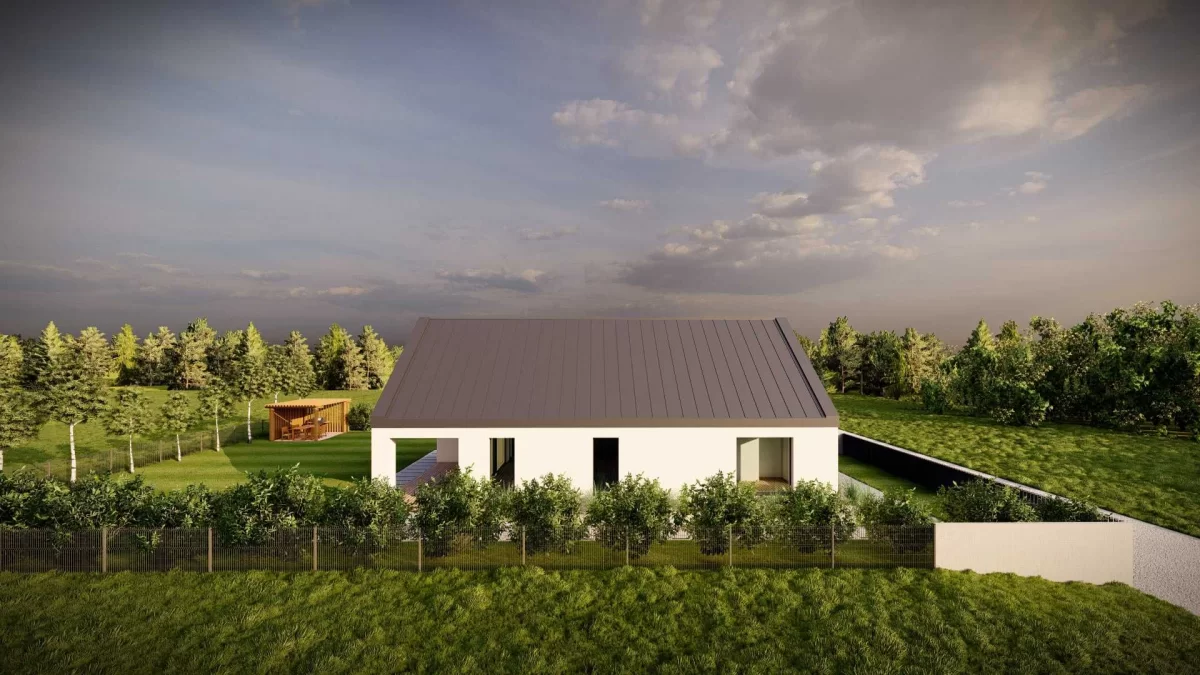 DOM PRZY JEZIORZE – Pompa ciepła 137m2 Nysa