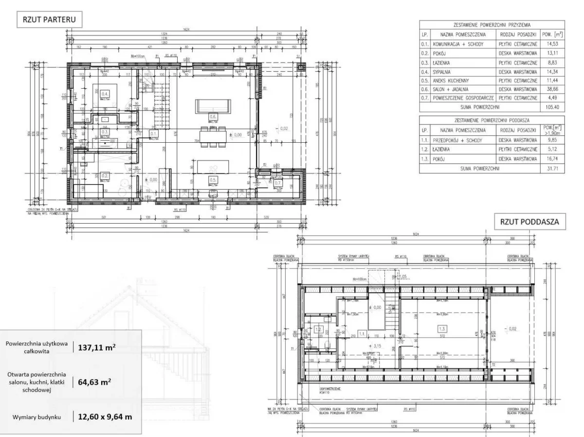DOM PRZY JEZIORZE – Pompa ciepła 137m2 Nysa