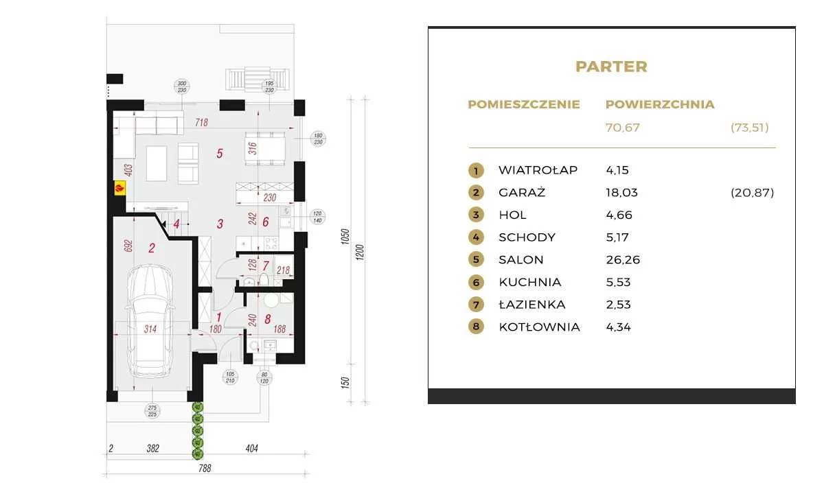 Dom o stylowym designie w Zamościu IV Etap budowy. Na sprzedaż dom nr7