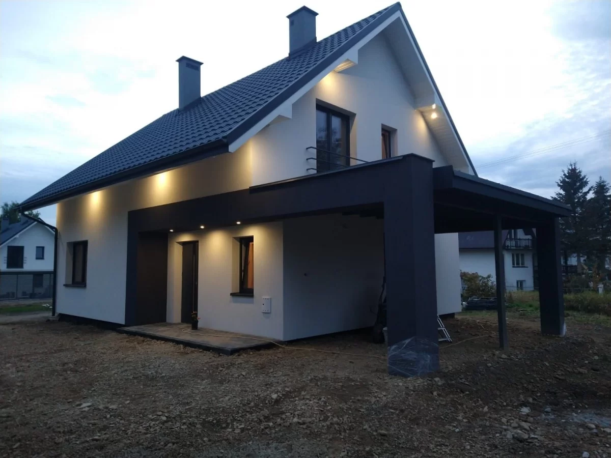 Nowoczesny dom działka 10a